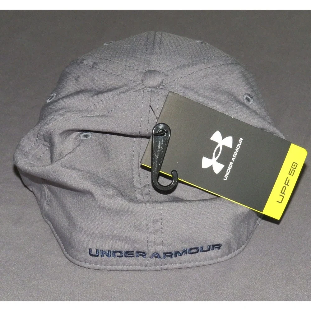 NEW! Under Armour‎ UPF 50 Auburn Tigers Gray Fitted FLEX Hat Men's L/XL NWT!